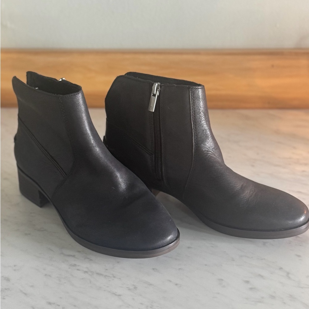 Lucky Brand Black Ankle Booties